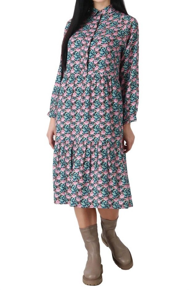 CADENCE DRESS IN MULTI, Multi / Pink, hi-res image number 0