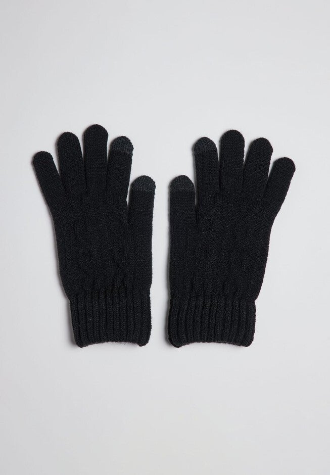 Frosty Touch Gloves, Black / Black, hi-res image number 0