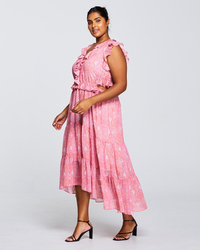 Fiorentina Frill Dress, , alternate image number 7
