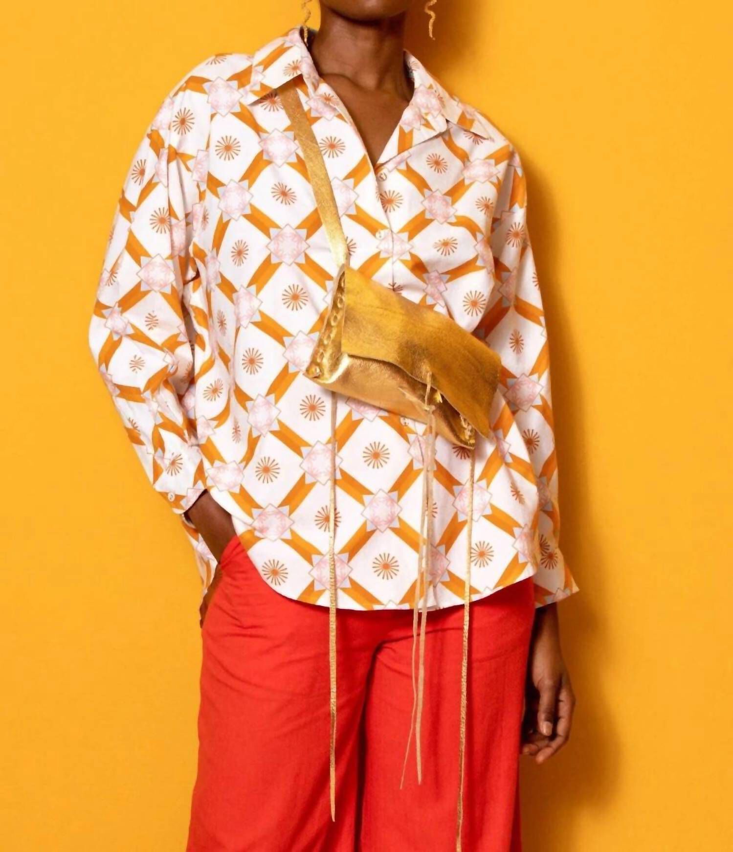 BOYFRIEND SHIRT IN SOL ELEMENTS, , alternate image number 5