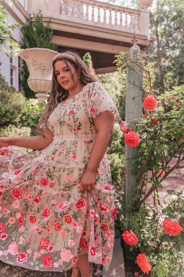 Rose Dress, Cream / Cream, alternate image number null