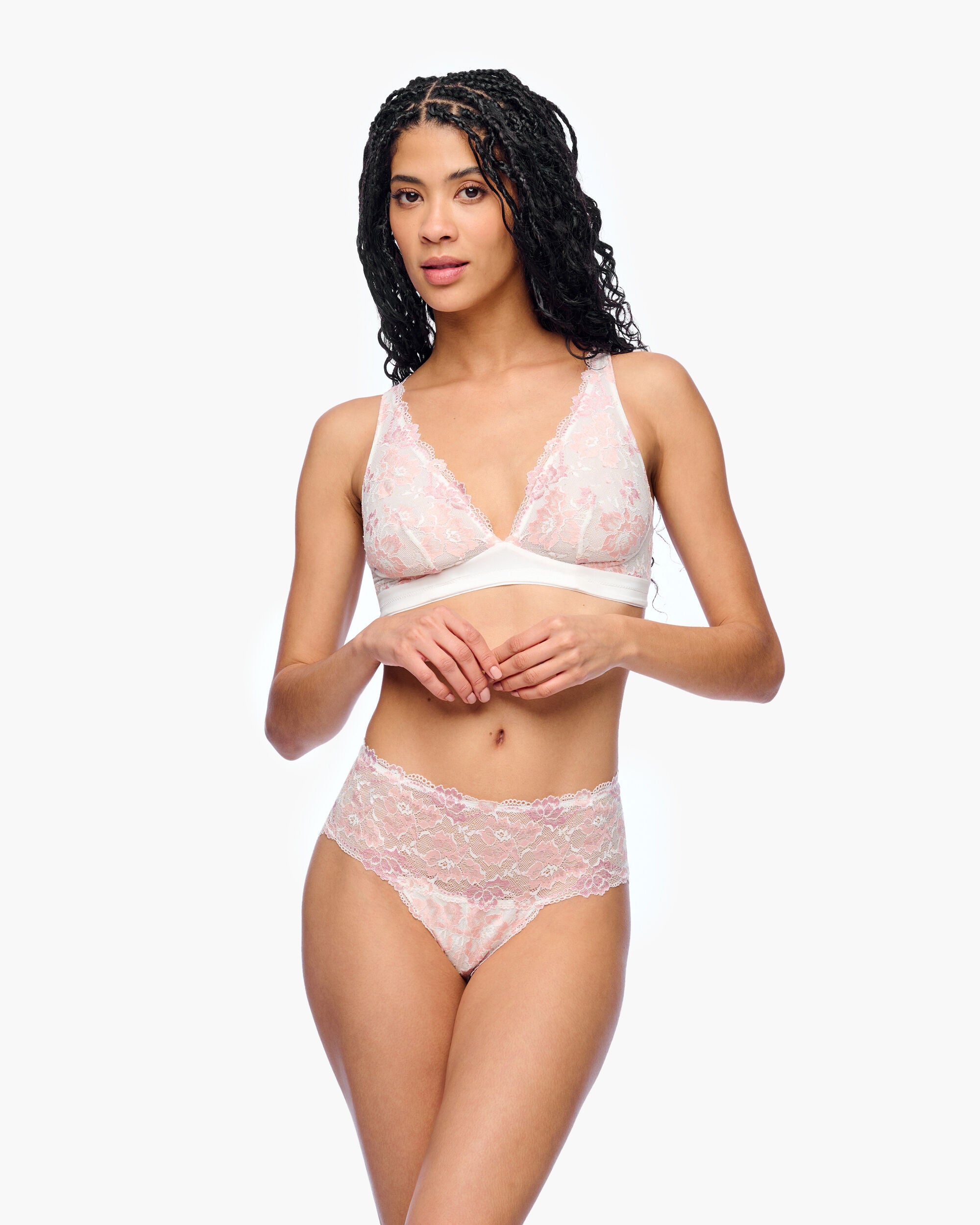 Savona Bralette, MandorlaMoon Ivy / Pink, hi-res image number 0