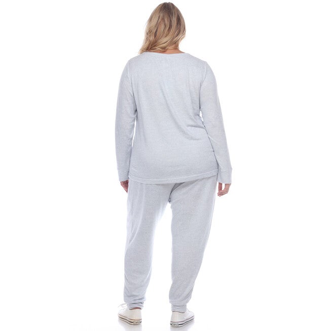 2 Piece Lounge Set, Light Blue / Light Blue, alternate image number 3