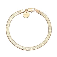 5mm Viper Chain Anklet 9.5" Gold