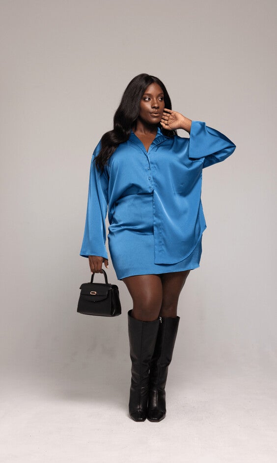 Penelope Top, Blue / Light Blue, alternate image number 1