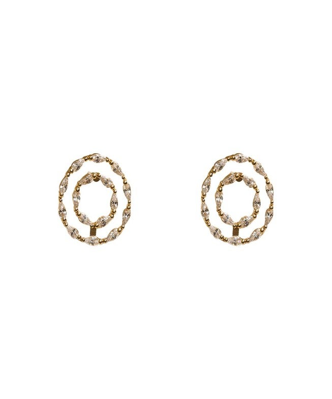Lillian Studs, GOLD CLEAR / Gold, hi-res image number null