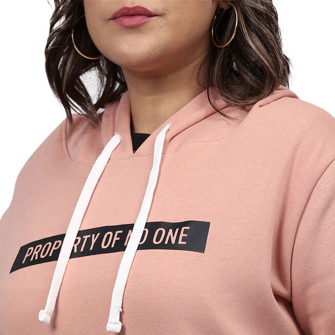 Printed Stylish Casual Sweatshirt, Pink / Pink, alternate image number 4