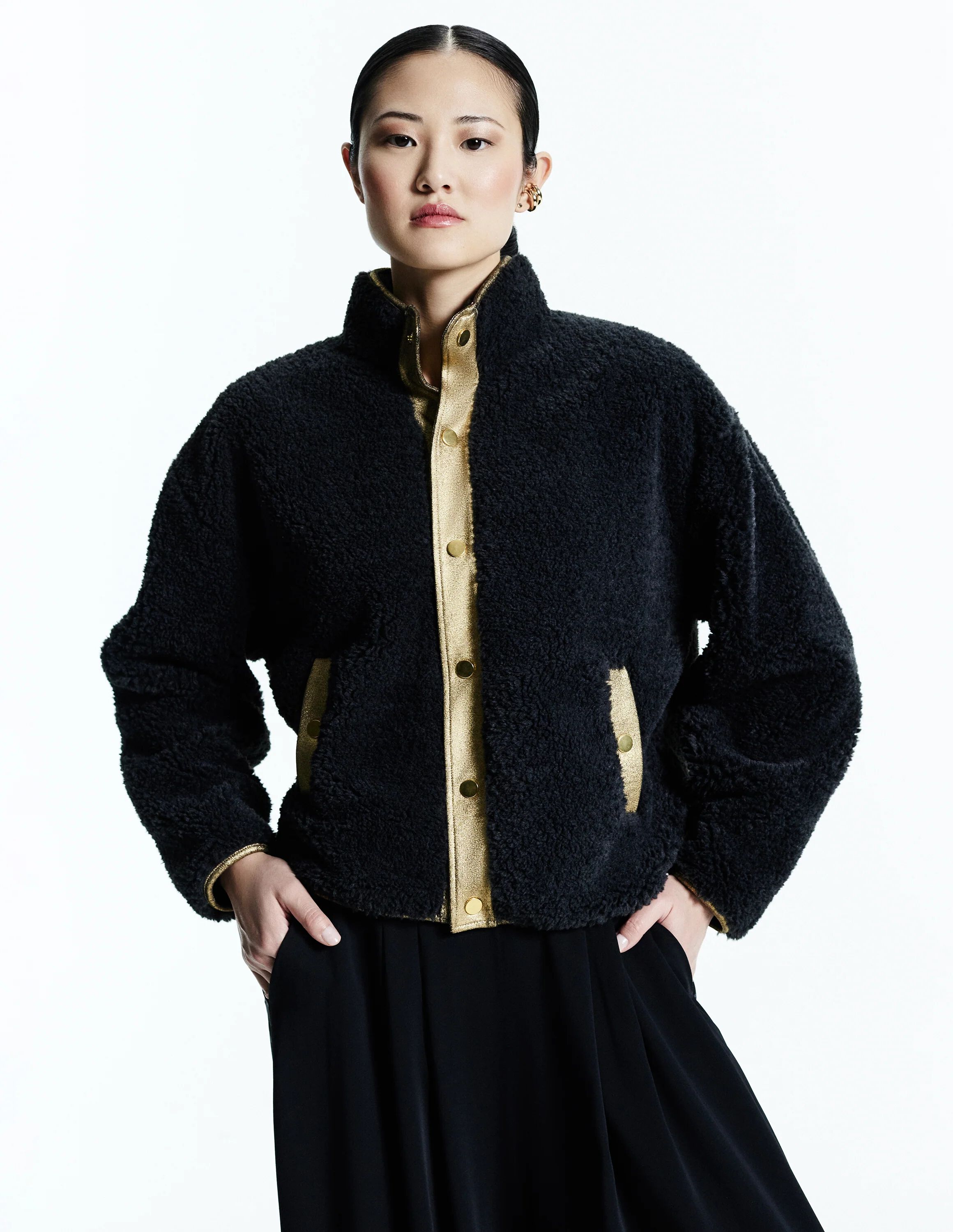 Sherpa Jacket, Black Beauty / Black, hi-res image number 0