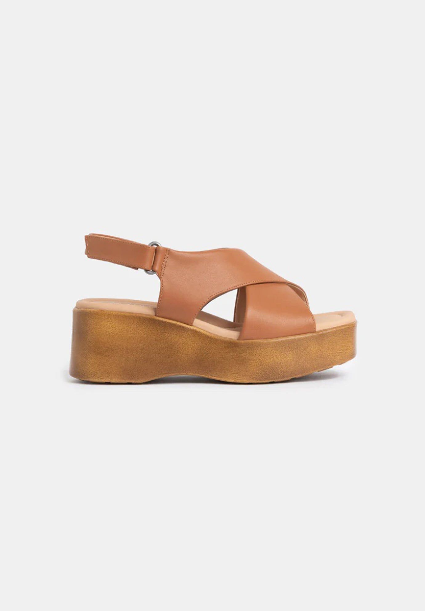 Bianca Wedge Sandals, Cognac / Burnt Orange, hi-res image number 0