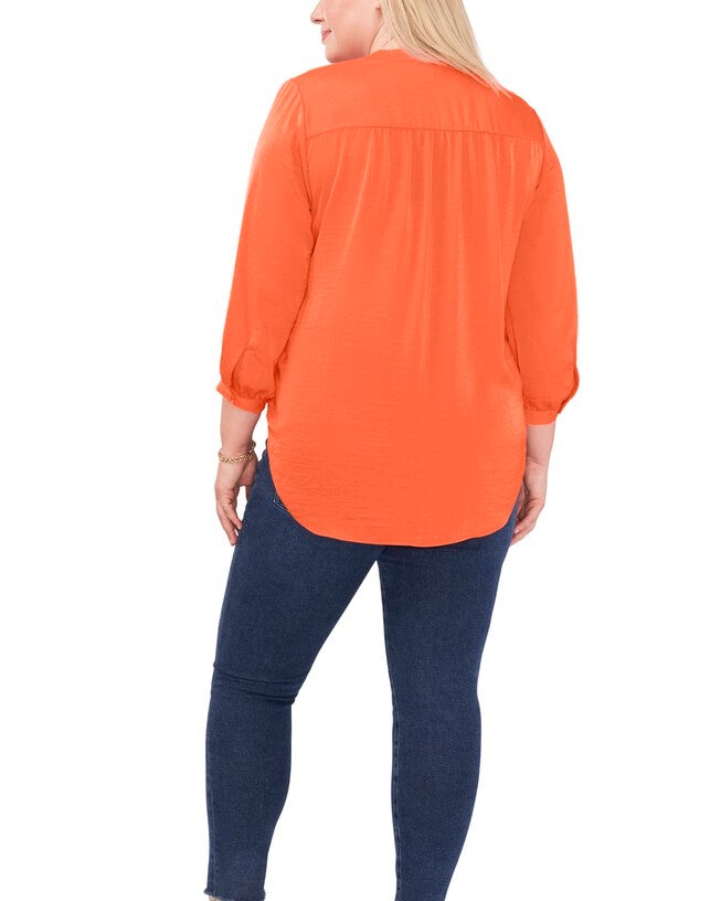 Everley V-Neck Blouse, , alternate image number null