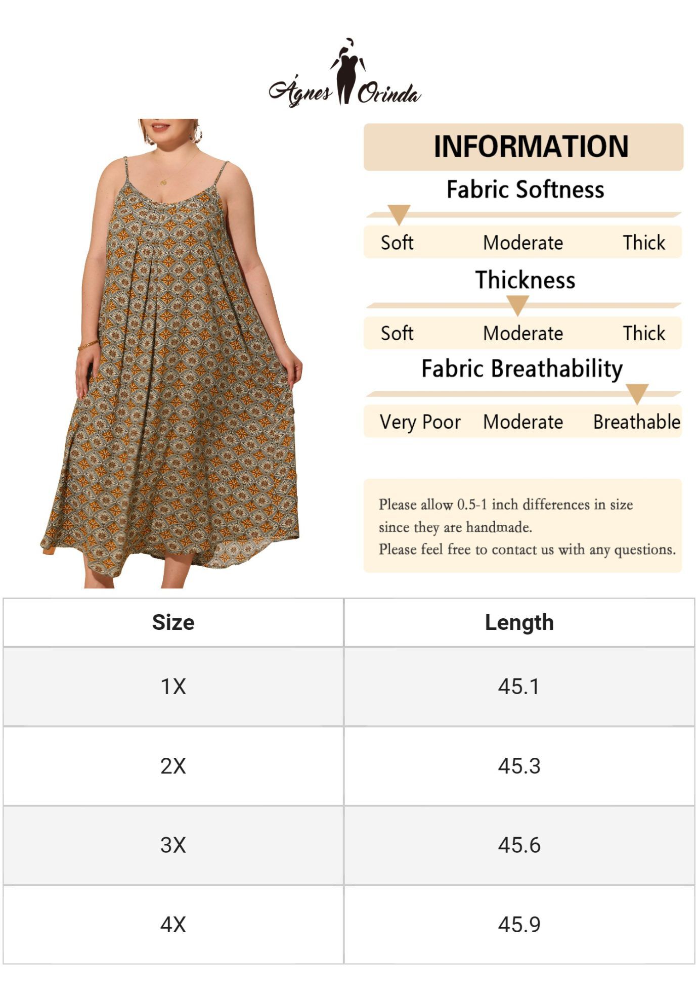 SPAGHETTI STRAP BEACH BOHEMIAN MIDI DRESS, Brown / Brown, alternate image number 4