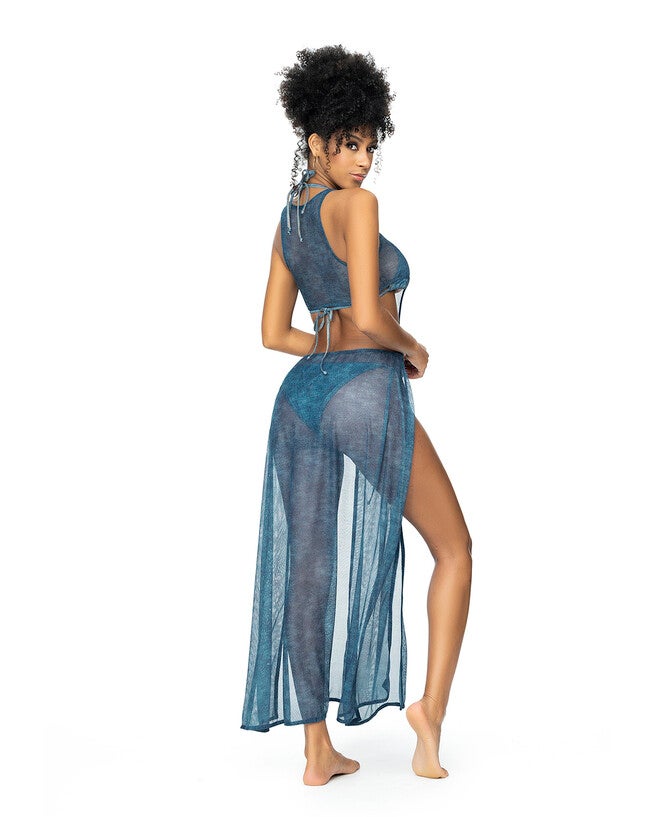 Mapale 47014 Beach Dress & Cover Up, Blue Chambray / Chambray Denim Medium, alternate image number null