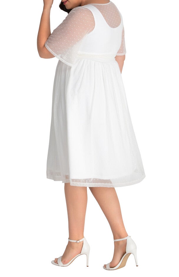 Stars A-line Wedding Dress, IVORY / Ivory, alternate image number 2
