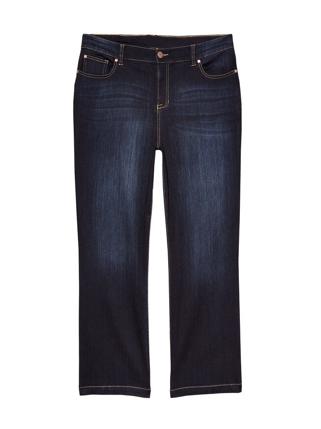 Greenwich Bootcut Jean 30 inches, Dark Wash / Dark Wash, alternate image number 2