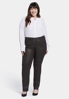 Coated Marilyn Straight Jeans