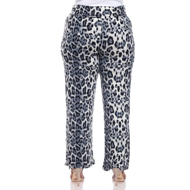 Cheetah Print Palazzo Pants, , alternate image number 8