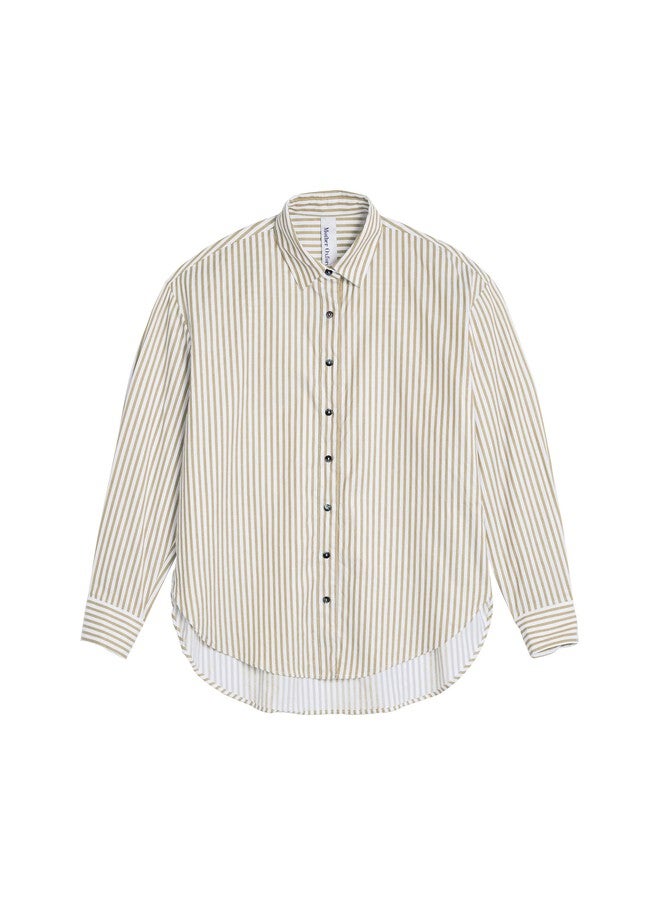 Mother Oxford, Khaki Stripe / Beige, hi-res image number null