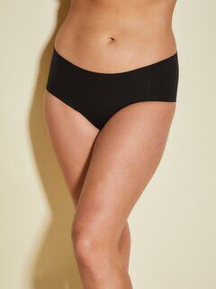 Free Cut Micro Boyshort Panty, Black / Black, hi-res image number 0