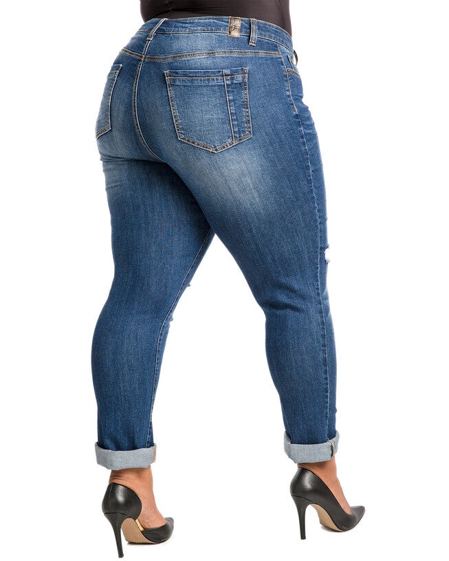 Steph Vintage Wash Destroyed Boyfriend Jeans, , alternate image number 5