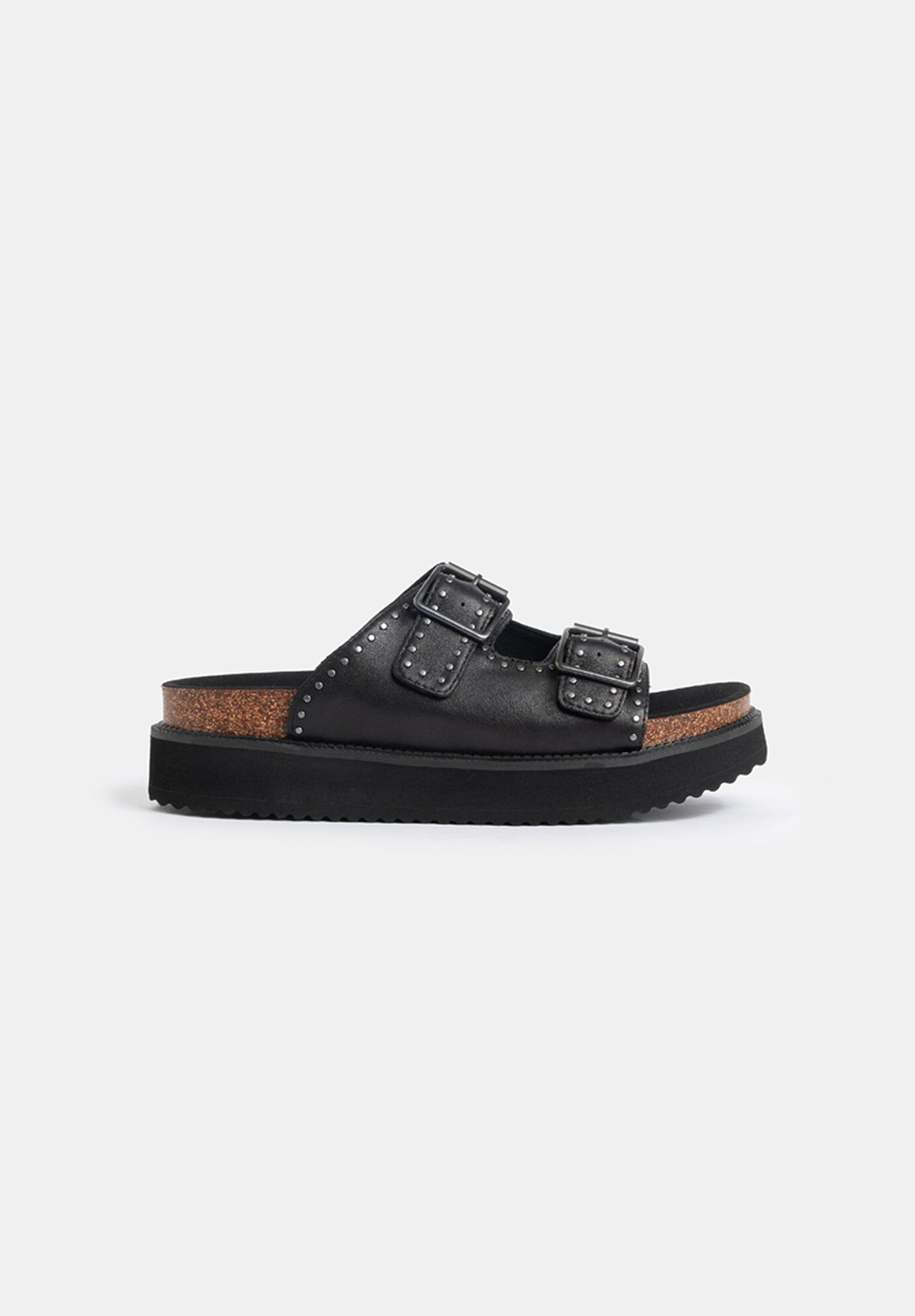 Murphy Footbed Slides, Black / Black, hi-res image number 0