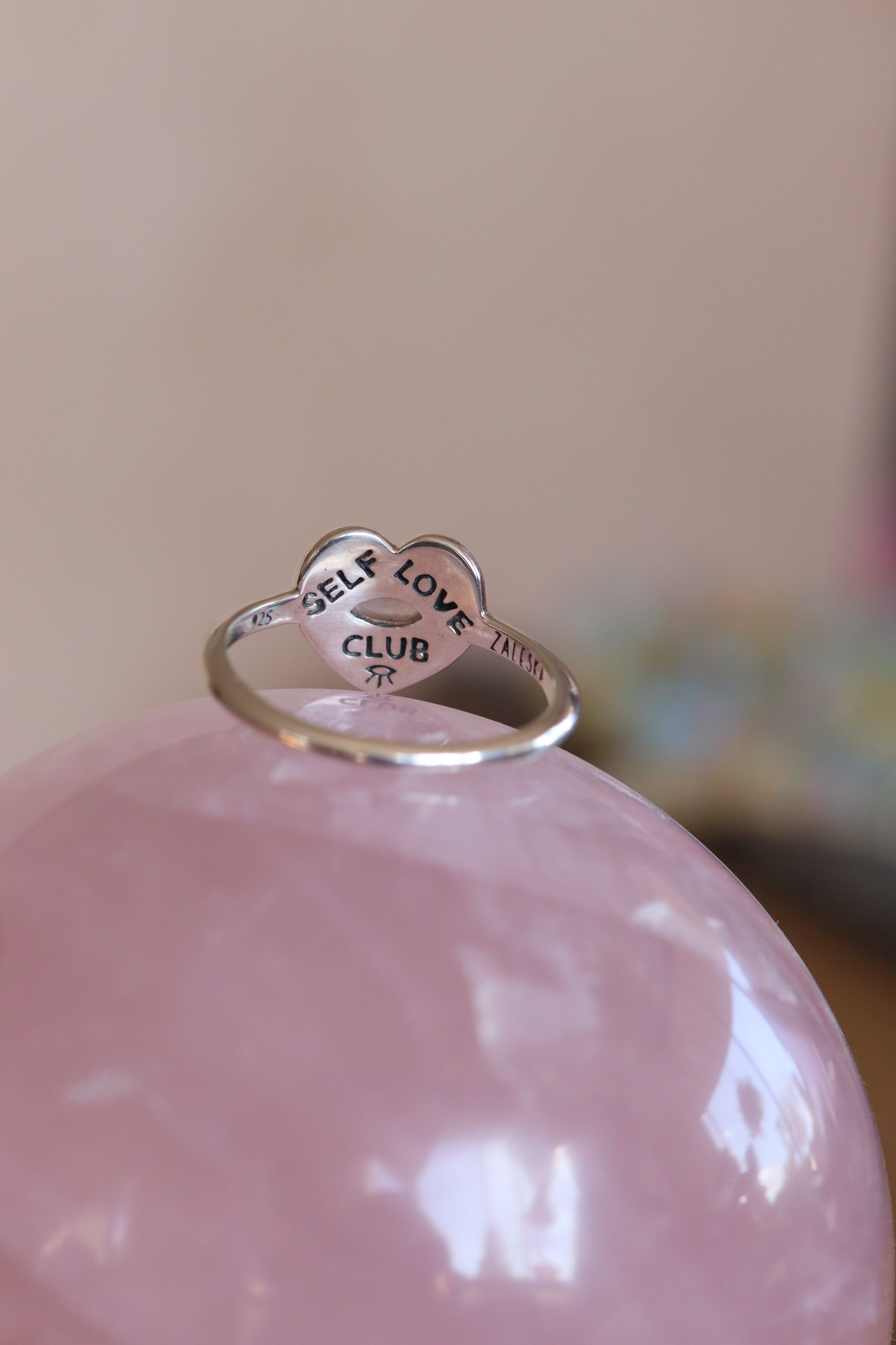 The Self Love Club Ring | Silver, Silver / Silver, alternate image number 3