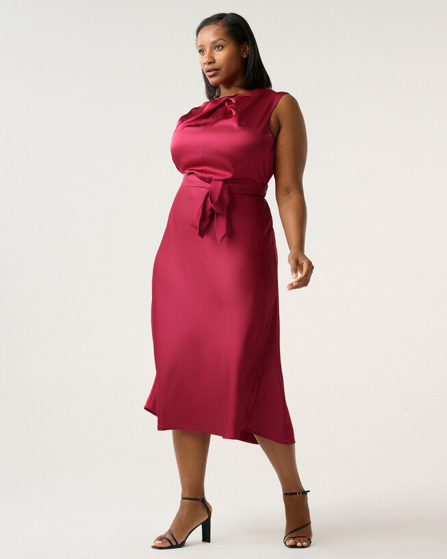 Emmi Dress, Magenta / Pink, alternate image number 2