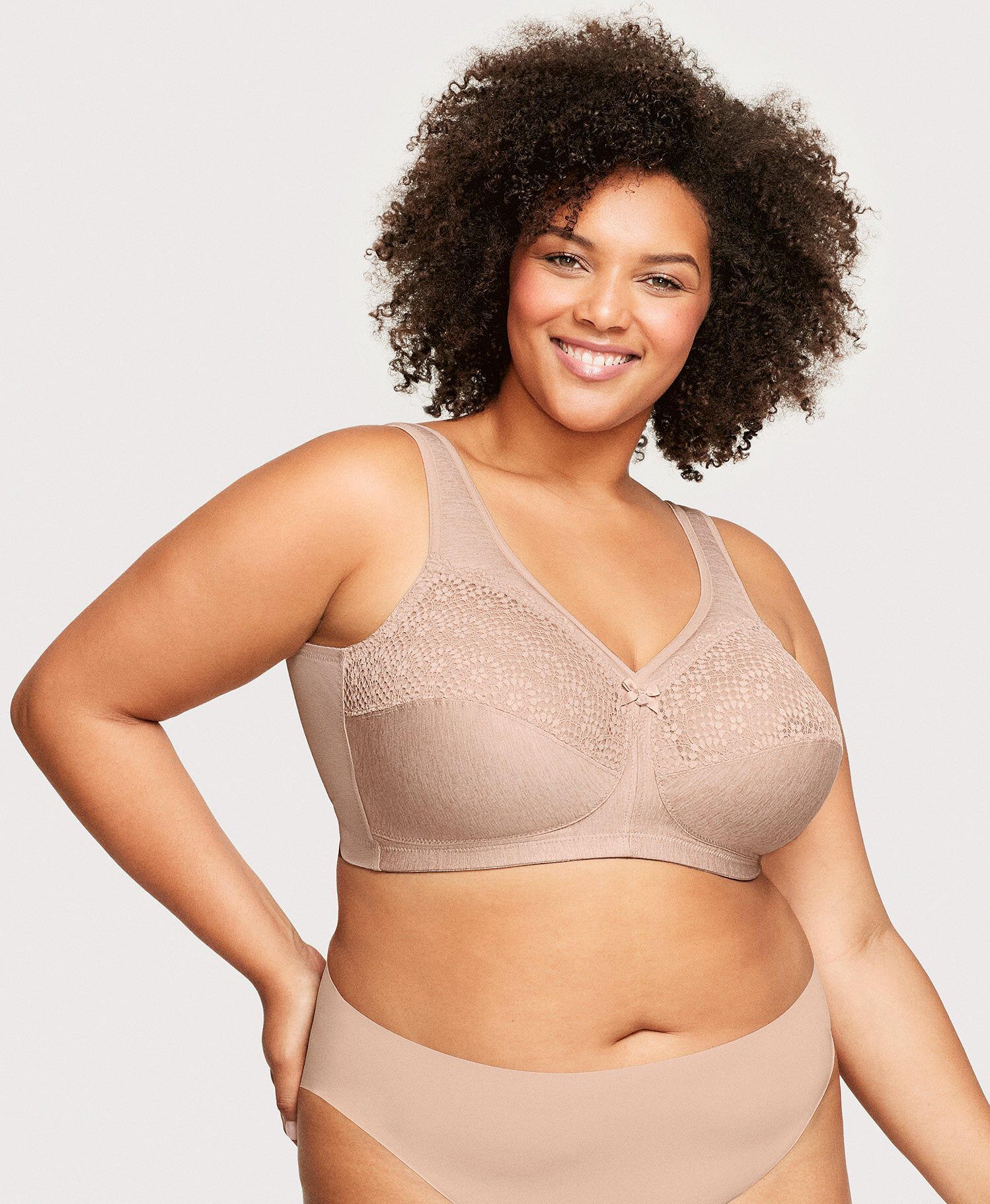 MagicLift Moisture Control Bra, Cafe Heather / Tan, hi-res image number 0