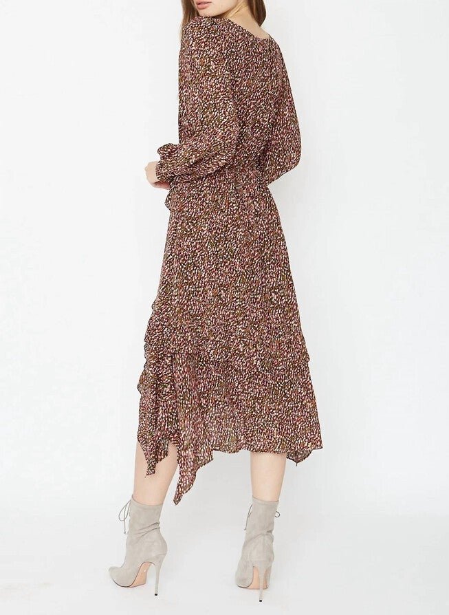 CHAE DRESS IN MULTI DOT STRIPE, , alternate image number 5