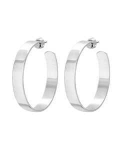 1.5" Skylar Hoops Silver