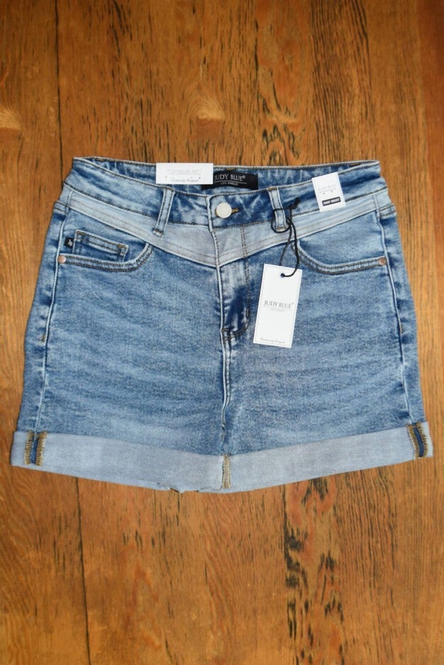 2-Tone Yoke High Rise Short, , alternate image number null