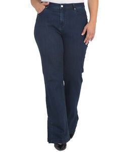 Standards & Practices High Waist Split Hem Flared Jeans