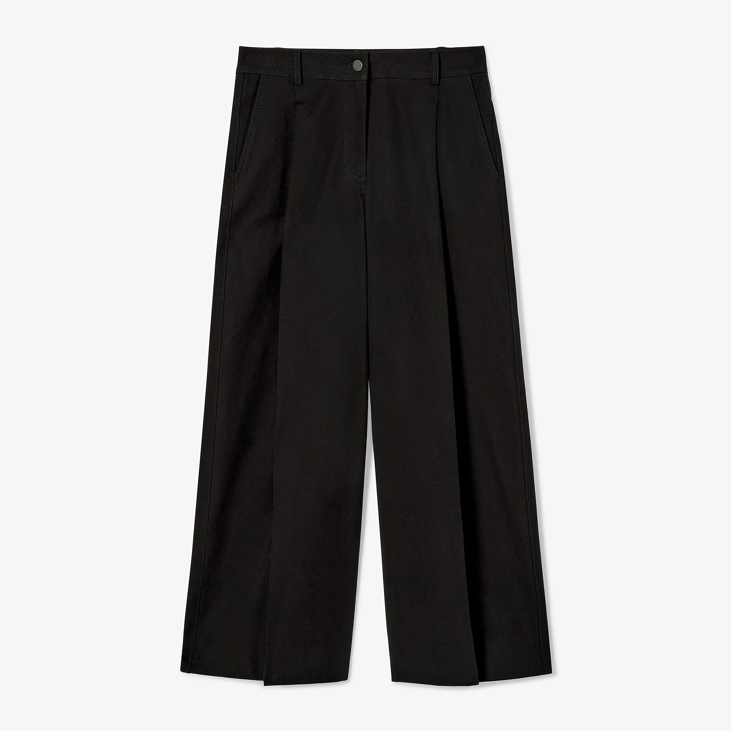 Harrison Wide Pleated Jean - Better Than Denim, Black / Black, alternate image number 4