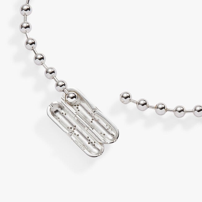 Butterfly Barrel Closure Bracelet, Silver / Silver, alternate image number 2