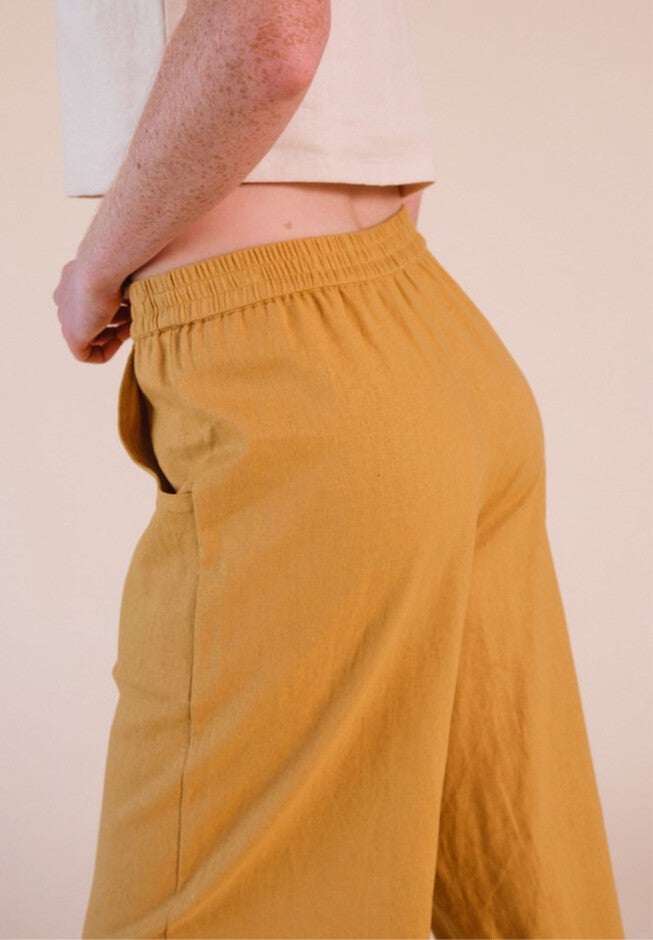 Nin Linen Pant, Golden / Gold, alternate image number 2