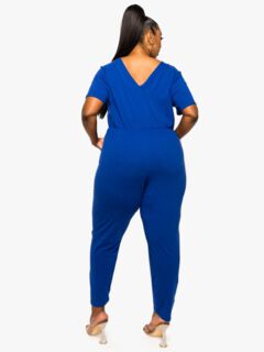 KYLIE V NECK JUMPSUIT, , alternate image number 5