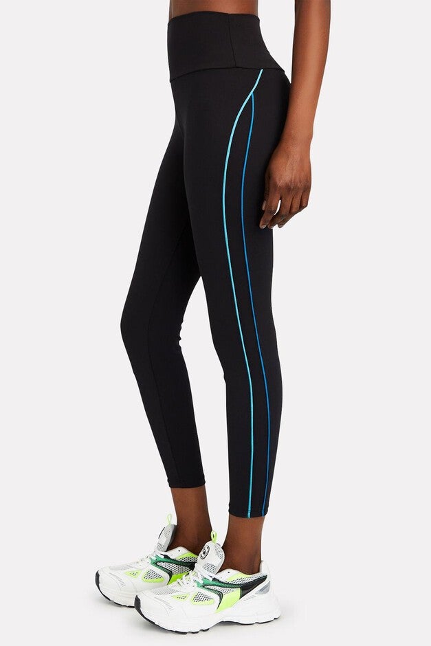 Ryder Piped Legging in Black, , alternate image number 1