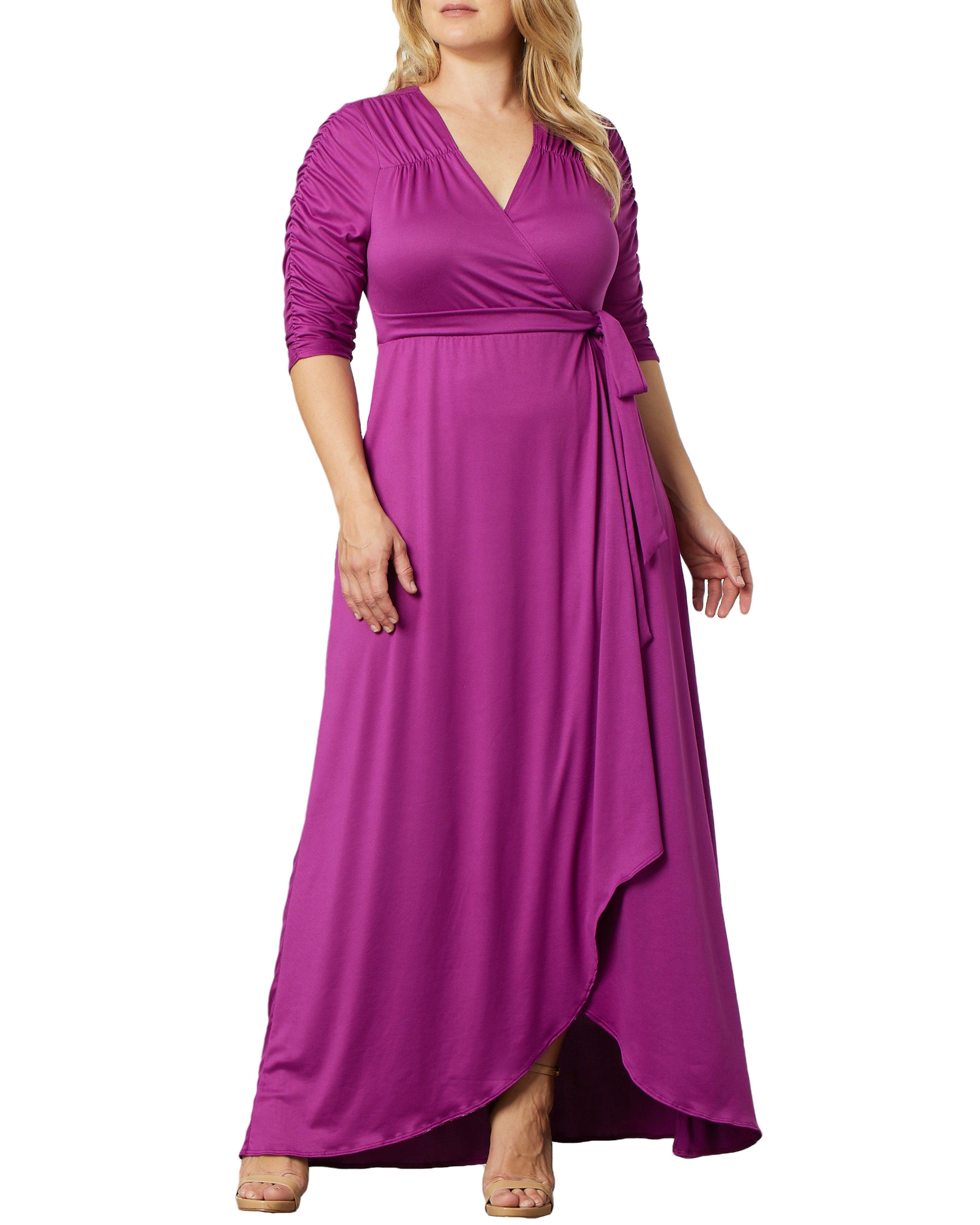 Meadow Dream Maxi Dress, MAGENTA / Magenta, hi-res image number 0