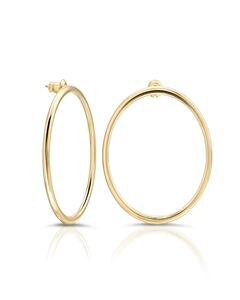 Large Mia Earrings Gold