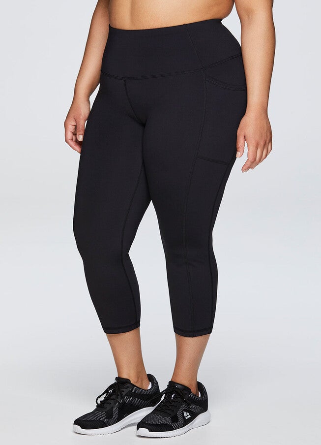 Tech Flex Ultra Hold Capri, Black / Black, alternate image number 2