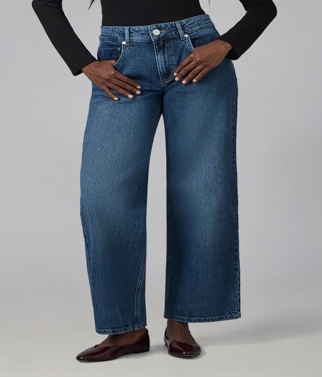 MIRO-FN Mid Rise Relaxed Straight Jean, Film Noir / Navy, hi-res image number 0