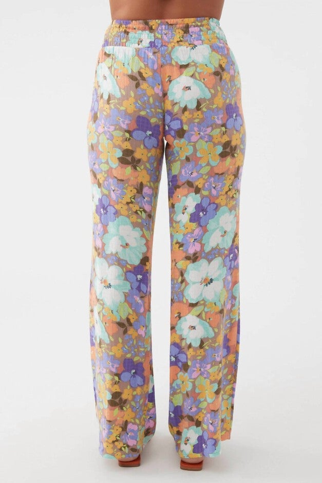 JOHNNY SAMI FLORAL PANTS IN MULTI COLORED, Multi Colored / Purple, alternate image number null