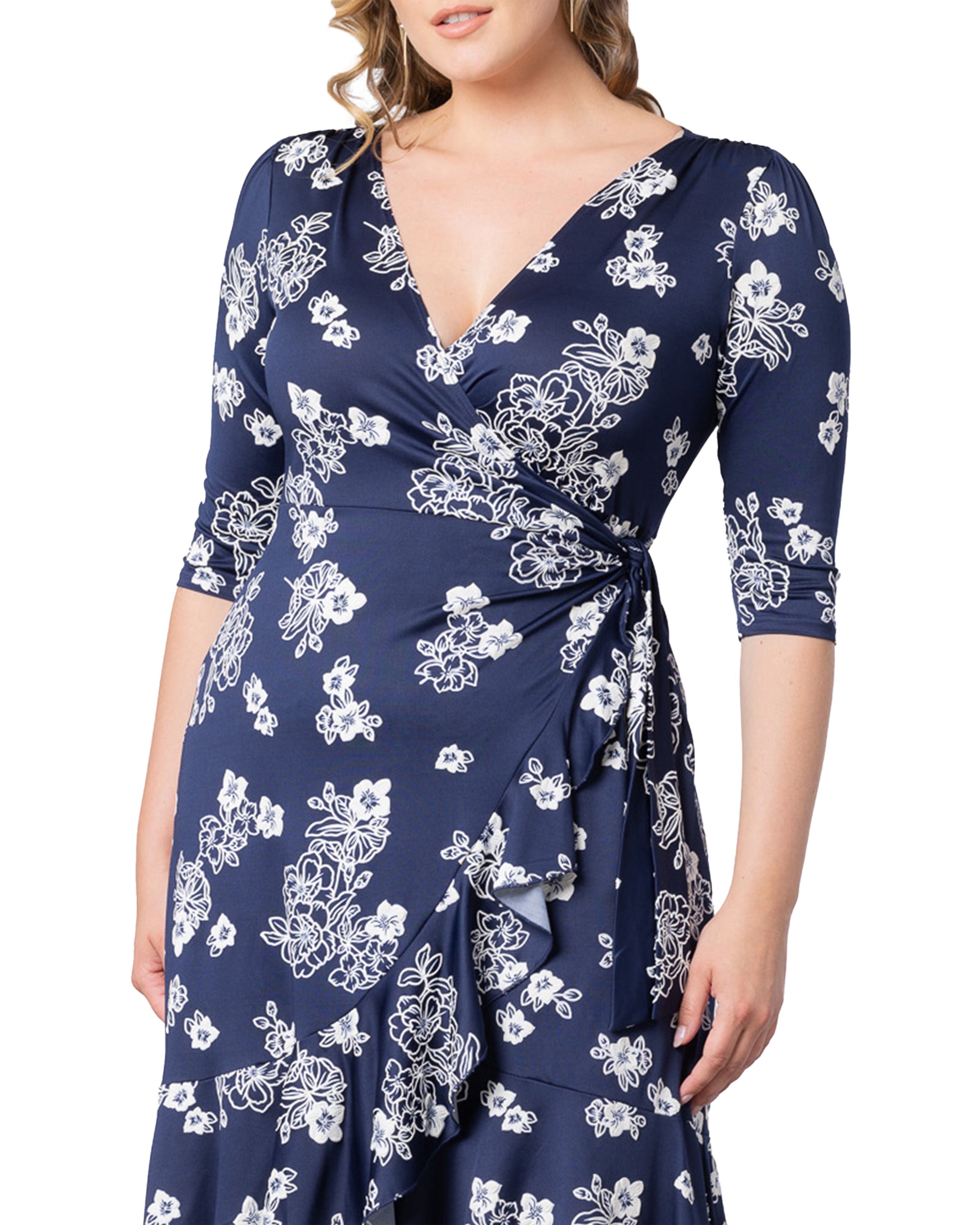 Flirty Flounce Wrap Dress, , alternate image number 5