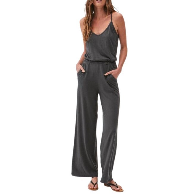 KAMRYN JUMPSUIT IN OXIDE DARK GREY, Oxide Dark Grey / Charcoal Grey, hi-res image number 0