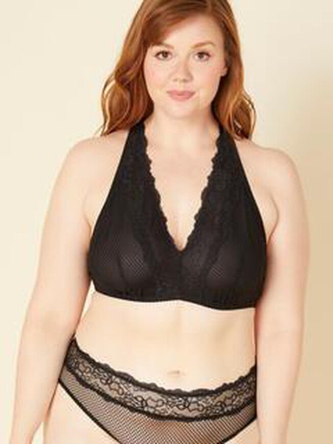 Darla Racerback Bralette, Black / Black, hi-res image number 0