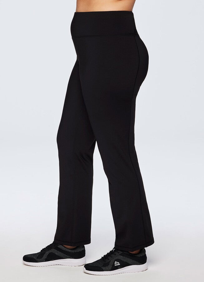 Plus Prime Fleece Slim Bootcut Pant, Black / Black, alternate image number null