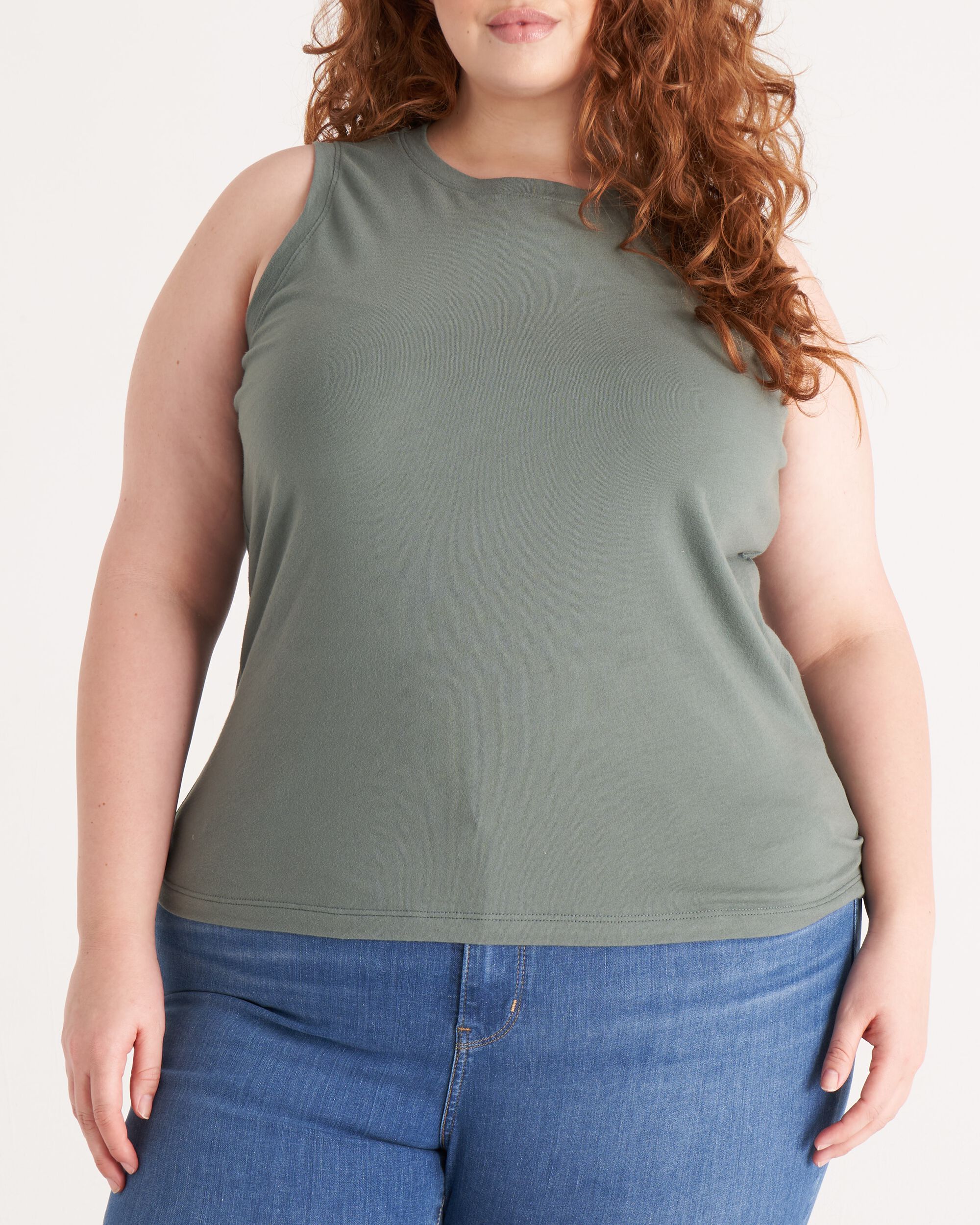 The Muscle Tank, Thyme / Sage Green, hi-res image number 0
