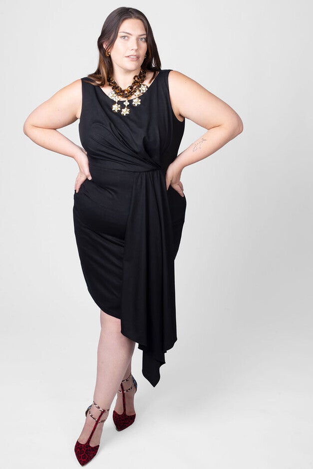 Adele Sheath Dress Black, , alternate image number null
