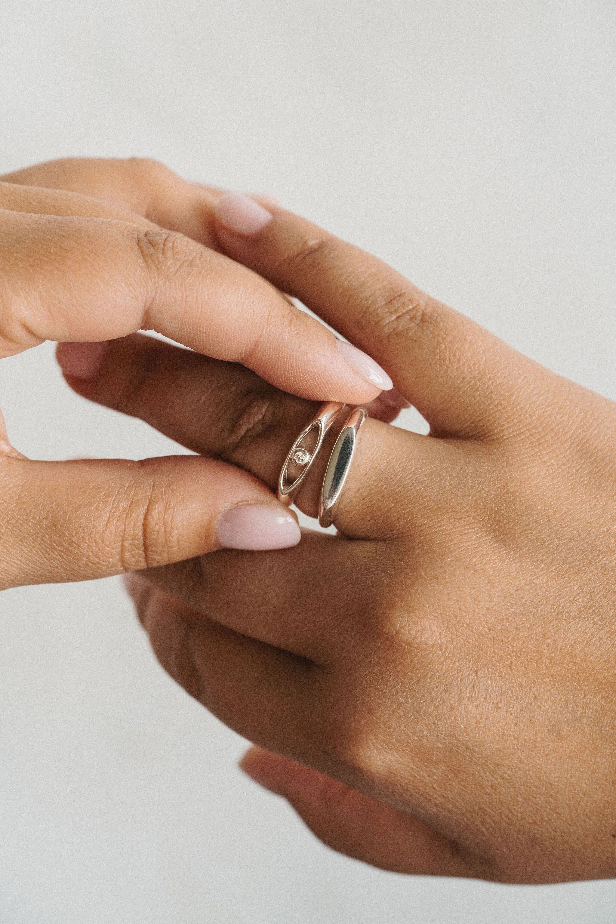 The Essential Ring | Silver, Silver / Silver, alternate image number 4