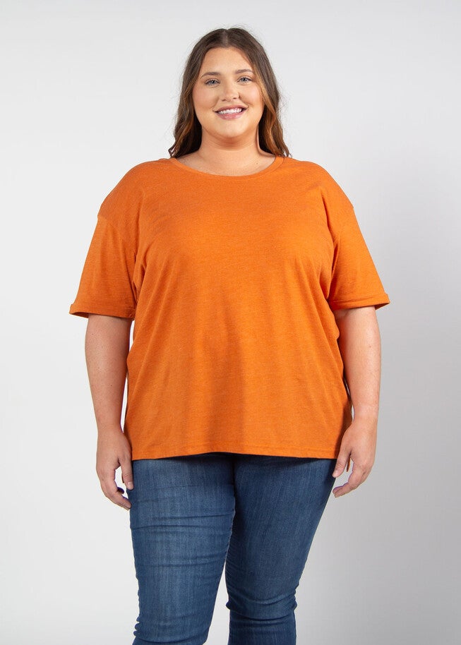 Must Have Tee, Burnt Orange / Burnt Orange, hi-res image number 0