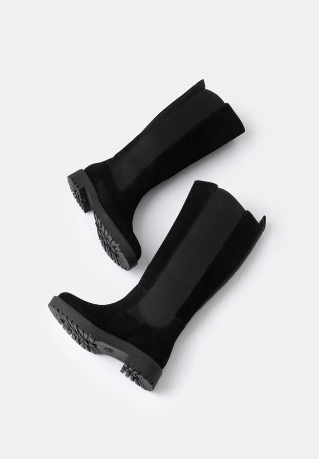 Marvel Tall Chelsea Boots, Black Suede / Black, alternate image number 2
